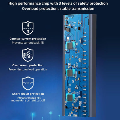 MaxLaxer 10 Port Aluminum USB 3.0 hub with 10 Port USB Data Transfer,Power Adapter USB Splitter Independent Switch