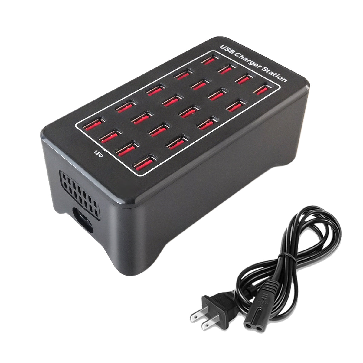 USB Charger Station 20-Port 100W/20A Multiple
