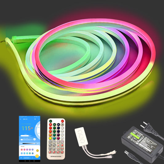 RGBIC Led strip light,Music mode,Voice Control Mode